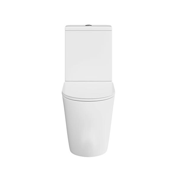 Унитаз Kerama Marazzi SFERA СФЕРА SF.wc.01 напольный безободковый с крепежом и сиденьем, белый глянцевый