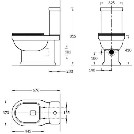 Унитаз Kerama Marazzi POMPEI ПОМПЕИ PO.wc.01 напольный, белый глянцевый