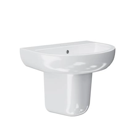 Раковина Kerama Marazzi BUONGIORNO БОНДЖОРНО BG.NN.wb.55 подвесная 55, белая глянцевая