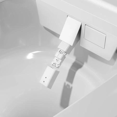 Унитаз Kerama Marazzi ТЕКВЕЙВ KMTWWC59GWH2 подвесной торнадо с дистанционным управлением, белый глянцевый