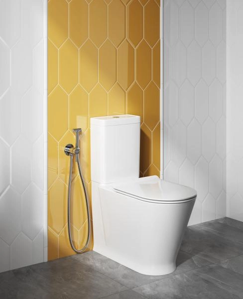 Унитаз Kerama Marazzi PLAZA MODERN ПЛАЗА МОДЕРН PLMR.wc.01 напольный безободковый, белый глянцевый