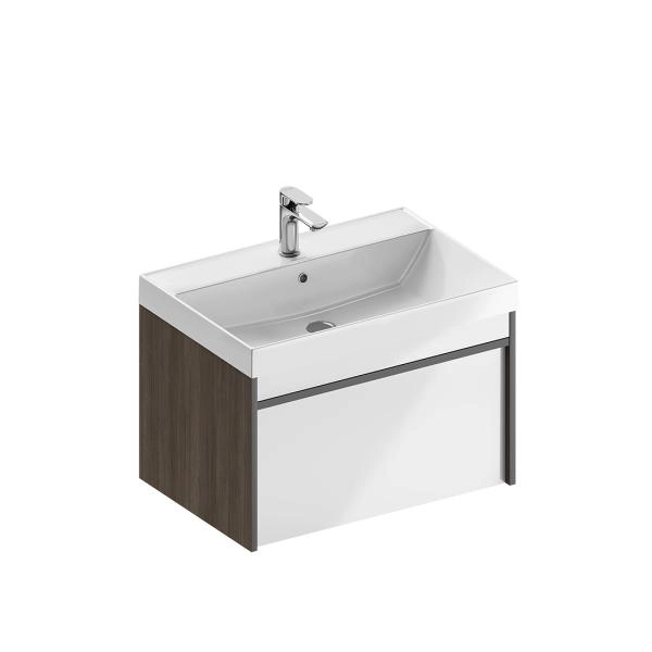 Тумба Kerama Marazzi MODULA МОДУЛА MO.70.1+1\AR подвесная 70 с ящиком 1+1, арабика