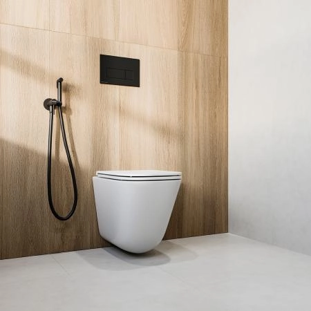 Унитаз Kerama Marazzi CUBO КУБО CU.T.wc.02 Торнадо подвесной, с системой смыва торнадо с крепежом и сиденьем, белый глянцевый