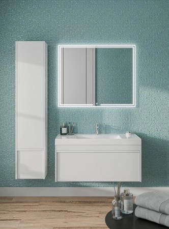Тумба Kerama Marazzi MODULA МОДУЛА MO.100.1+1\WHT подвесная 100 с ящиком 1+1, белая глянцевая
