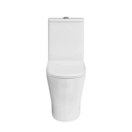 Унитаз Kerama Marazzi PRO ПРО KMKPWc63GWh2 напольный с бачком и сиденьем, с комплектом креплений, белый глянцевый