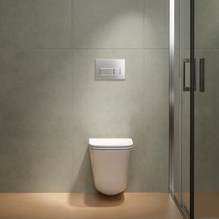 Унитаз Kerama Marazzi CUBO КУБО CU.T.wc.02 Торнадо подвесной, с системой смыва торнадо с крепежом и сиденьем, белый глянцевый