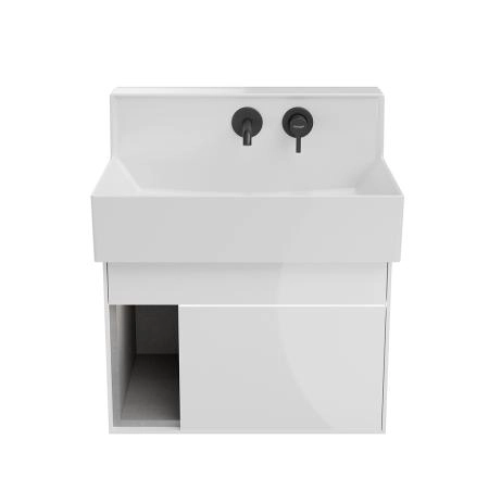 Тумба Kerama Marazzi TECNOLOGICA M ТЕКНОЛОДЖИКА М LO.M.65\WHT ба Logica M/Лоджика М подвесная 2 выдвижных ящика 65, белоснежный