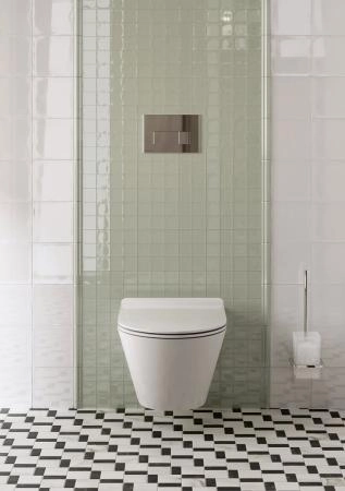 Унитаз Kerama Marazzi PLAZA MODERN ПЛАЗА МОДЕРН KMPMWc53GWh2 подвесной безободковый, белый глянцевый