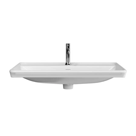 Раковина Kerama Marazzi ЭЛЕГАНС KMELWB80GWH1 мебельная\подвесная 80 см с одним отверстием, белая глянцевая