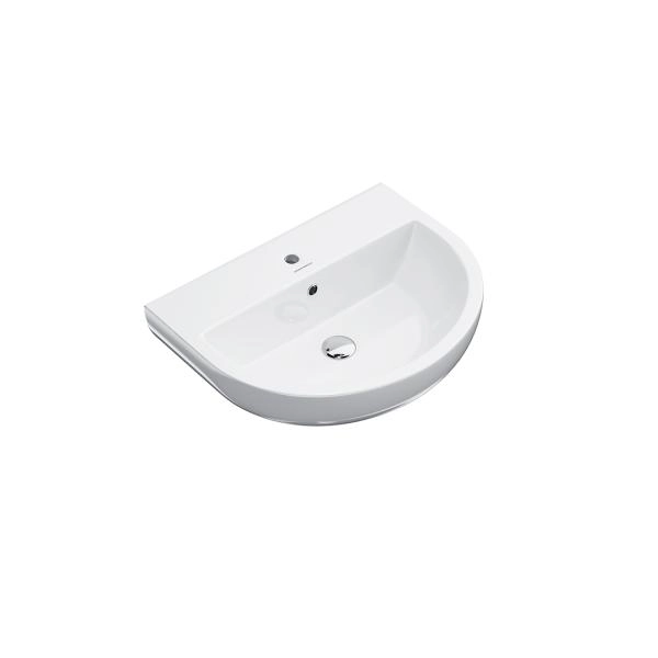 Раковина Kerama Marazzi BUONGIORNO БОНДЖОРНО BG.NN.wb.55 подвесная 55, белая глянцевая