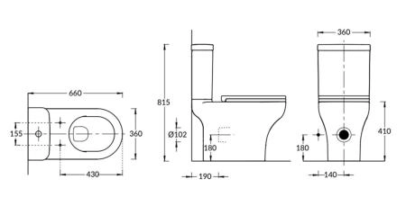 Унитаз Kerama Marazzi BUONGIORNO БОНДЖОРНО BG.wc.01 напольный безободковый, белый глянцевый