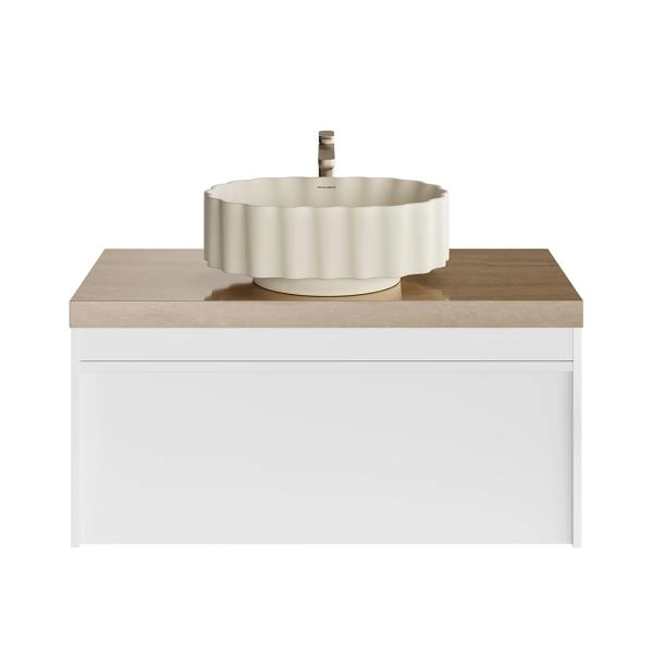 Тумба Kerama Marazzi MODULA МОДУЛА MO.100.1+1\WHT подвесная 100 с ящиком 1+1, белая глянцевая