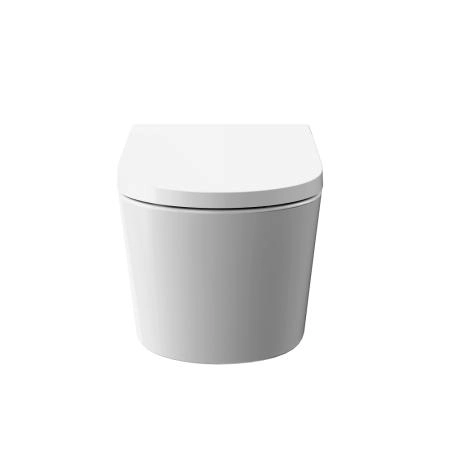 Унитаз Kerama Marazzi ТЕКВЕЙВ KMTWWC59GWH2 подвесной торнадо с дистанционным управлением, белый глянцевый
