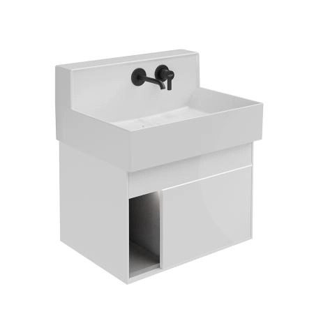 Тумба Kerama Marazzi TECNOLOGICA M ТЕКНОЛОДЖИКА М LO.M.65\WHT ба Logica M/Лоджика М подвесная 2 выдвижных ящика 65, белоснежный