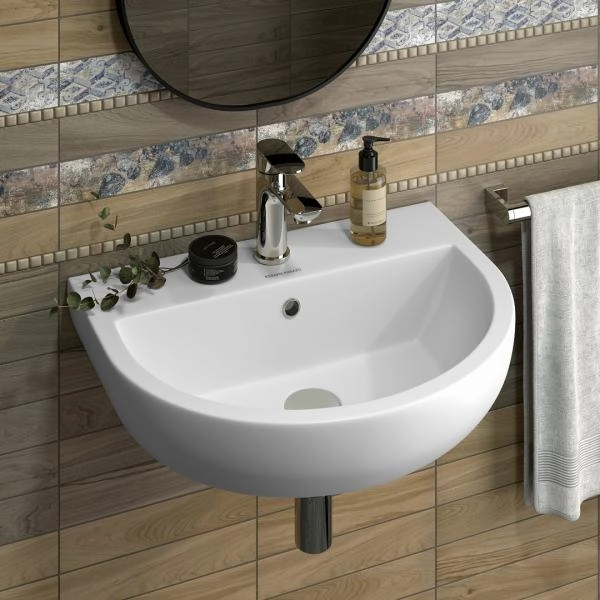Раковина Kerama Marazzi BUONGIORNO БОНДЖОРНО BG.NN.wb.55 подвесная 55, белая глянцевая